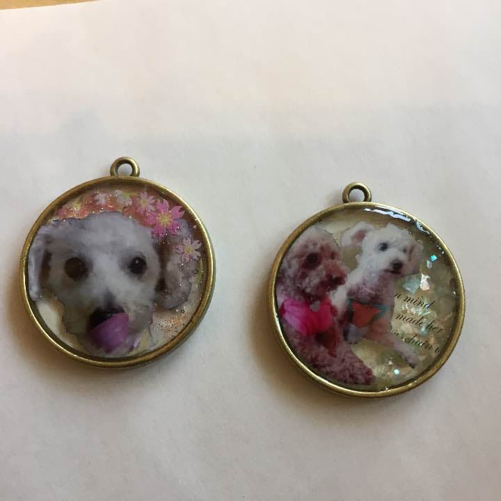 Miwa様確認用ページ レジンで写真チャーム オーダー品