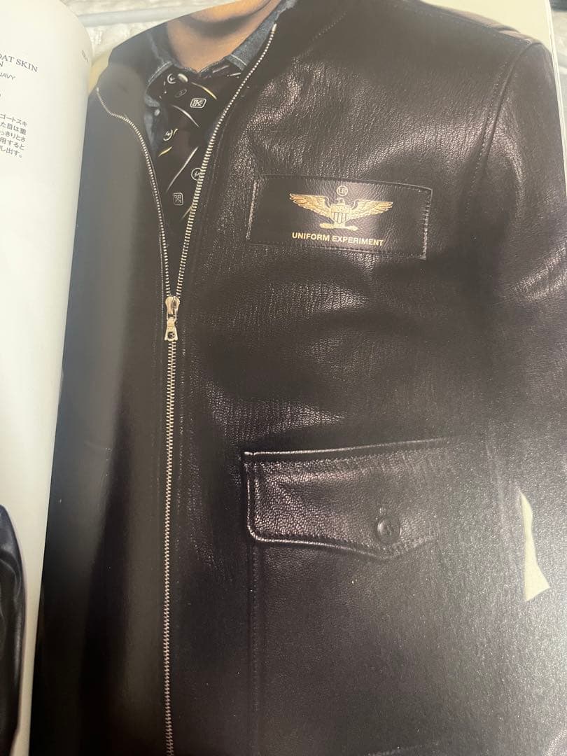 【定価147000円 】uniform experimentレザー ネイビー 2