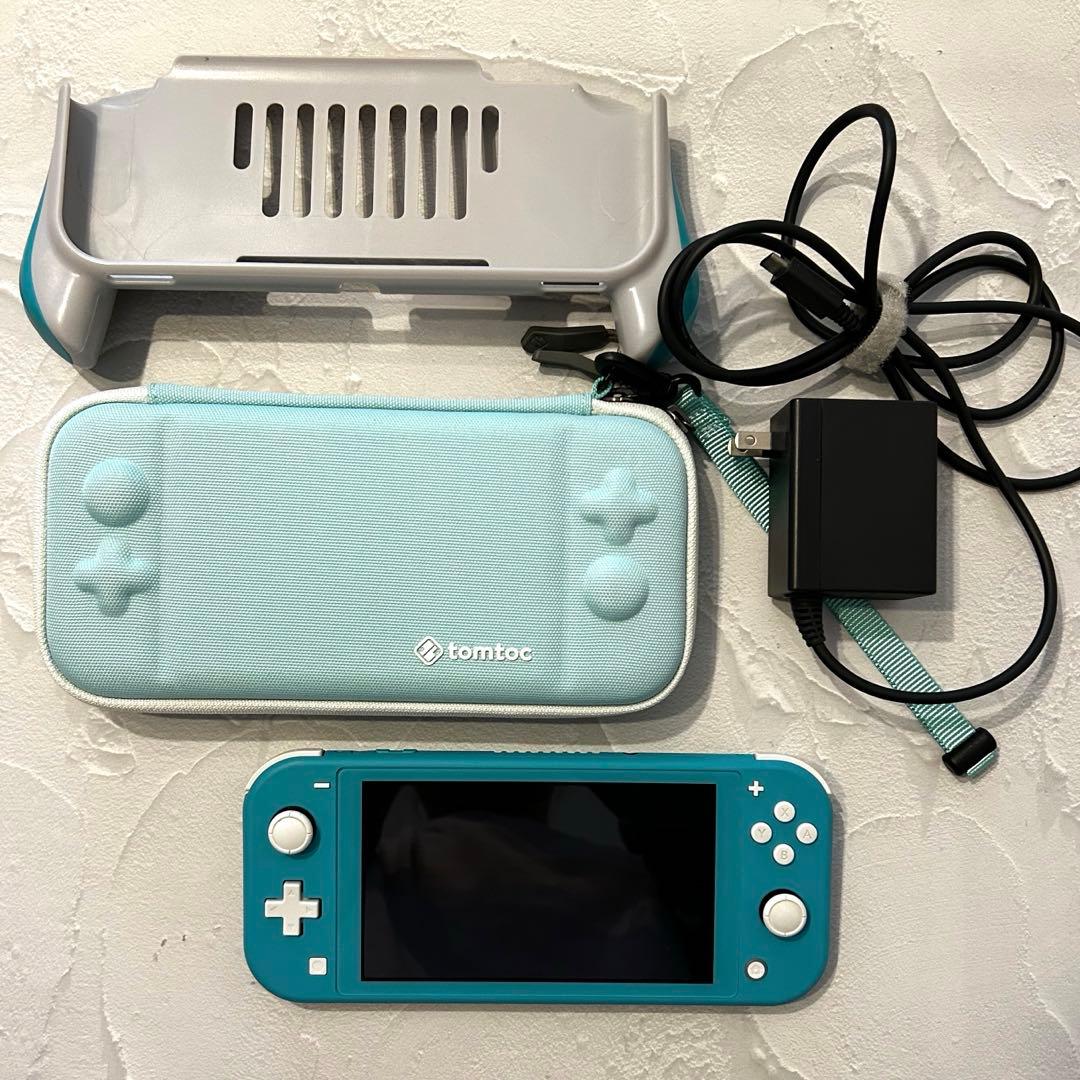 Nintendo Switch Lite ターコイズ 本体/充電器/おまけ付き