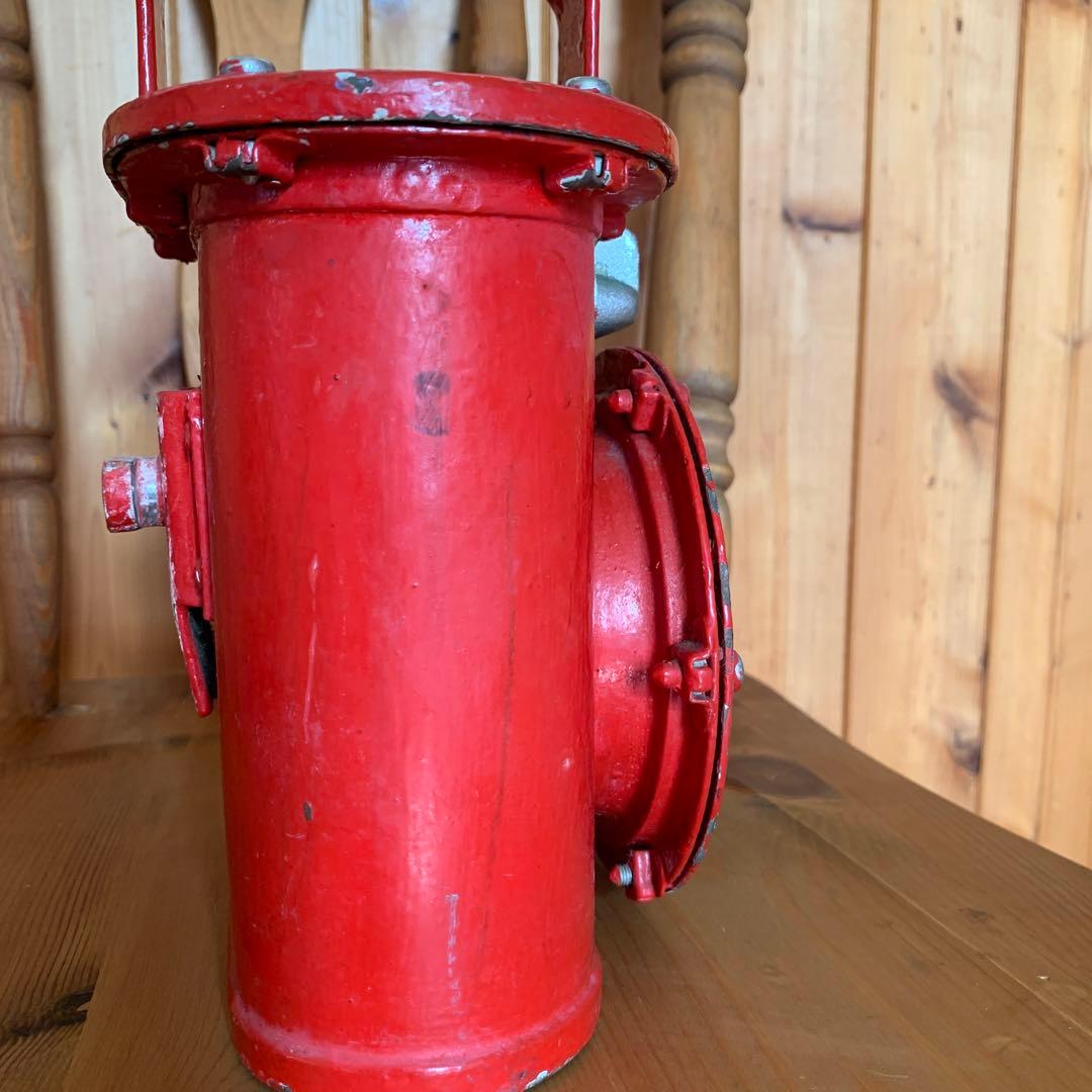 アンティーク 船の乾電池式応急燈