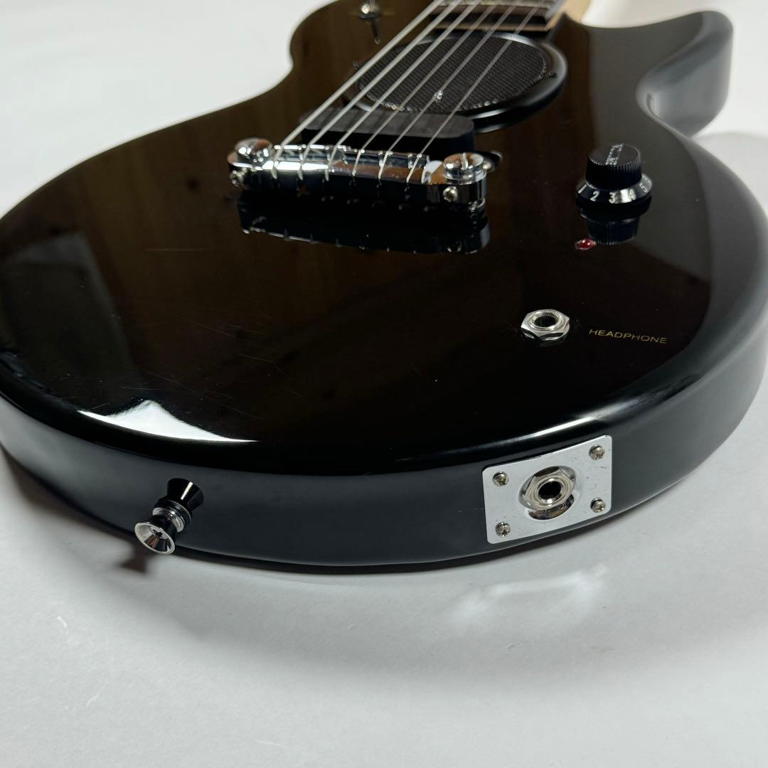 K-GARAGE スピーカー付ミニギター LPタイプ SLP-180 ブラック