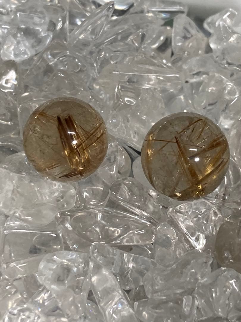 みー様　ルチルクォーツ6粒セット