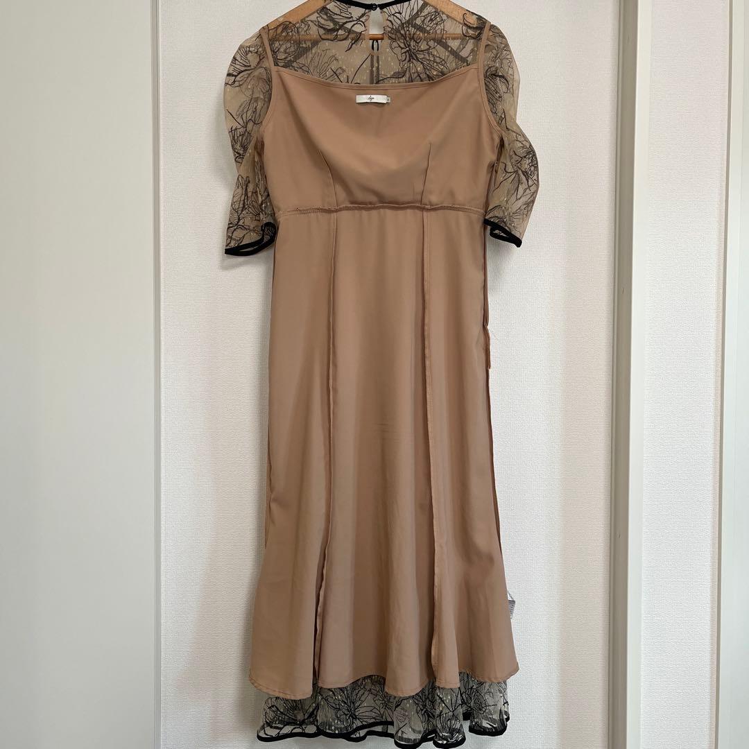 Leja 【完売サイズ L】　花柄マーメイドワンピースドレス