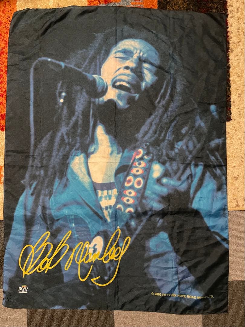 入手困難Bob Marley ボブマーリー　レア　フラッグ　イタリア製　おまけ付