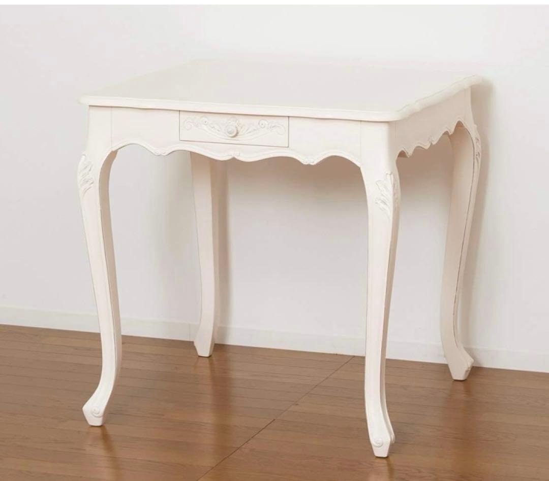 猫脚　ロココ調　家具　ダイニングテーブル　75cm