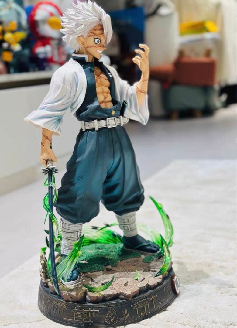 鬼滅の刃 風柱 不死川 実弥 1／6スケール フィギュア ガレージキット