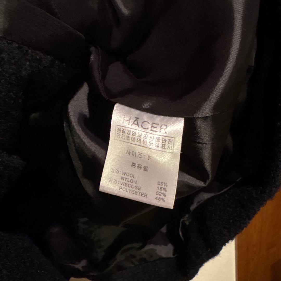 最終値下げ出品12／24までhacer アルパカハーフコート