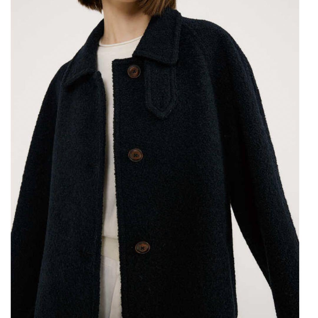 最終値下げ出品12／24までhacer アルパカハーフコート