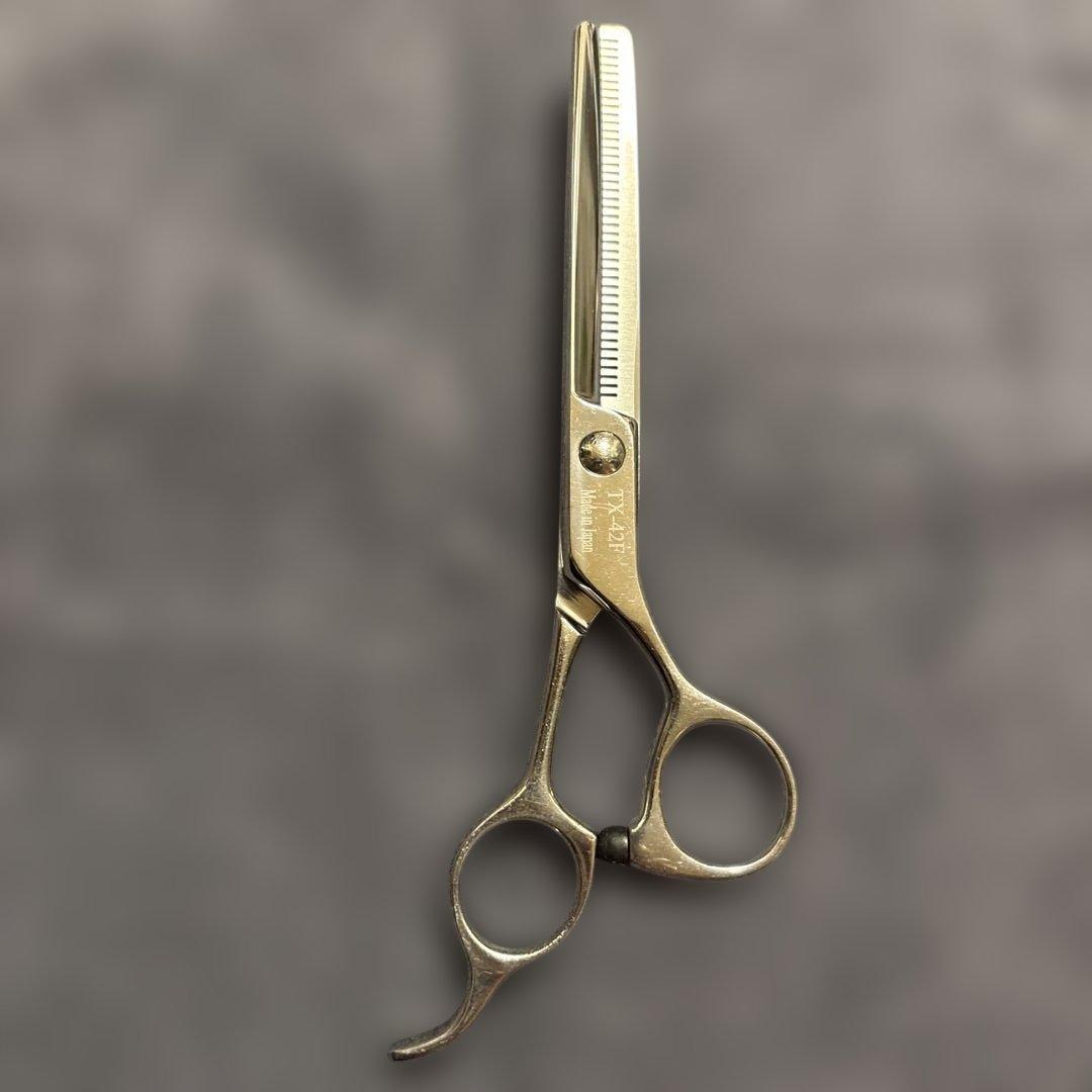 東京理器 胡蝶 TX42F すき鋏 セニングシザー トリミング ハサミ 42目