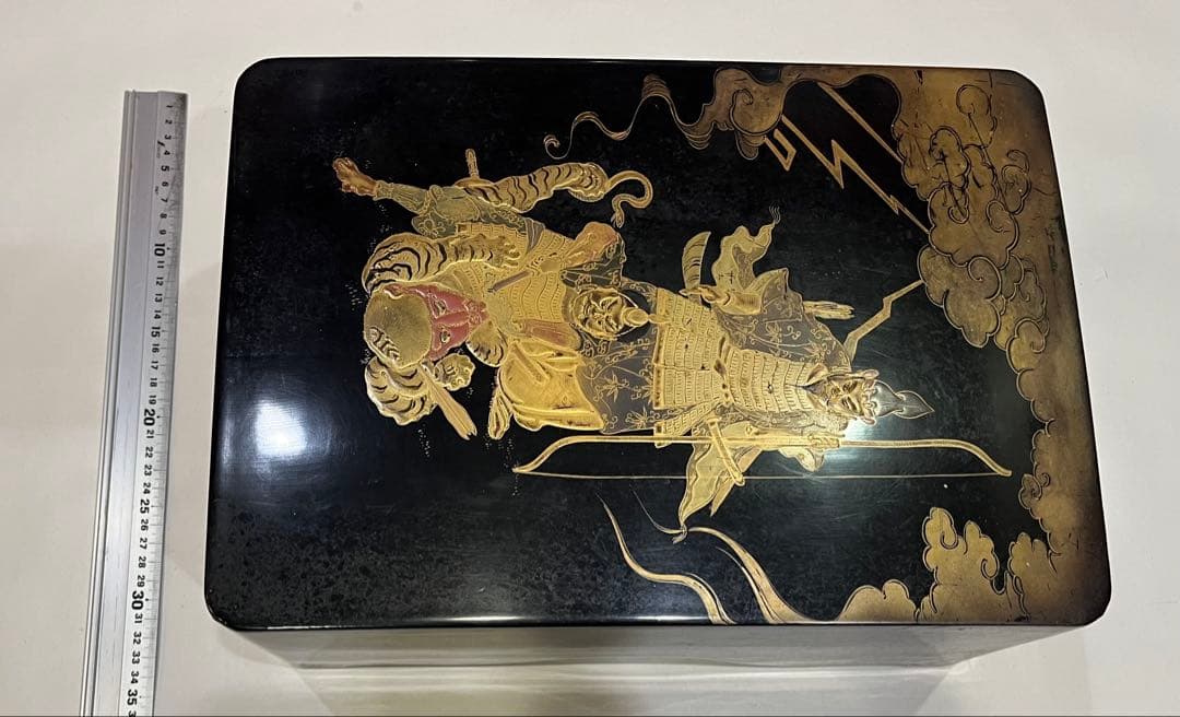 \"希少\" 塗物　蒔絵　お経　本　箱