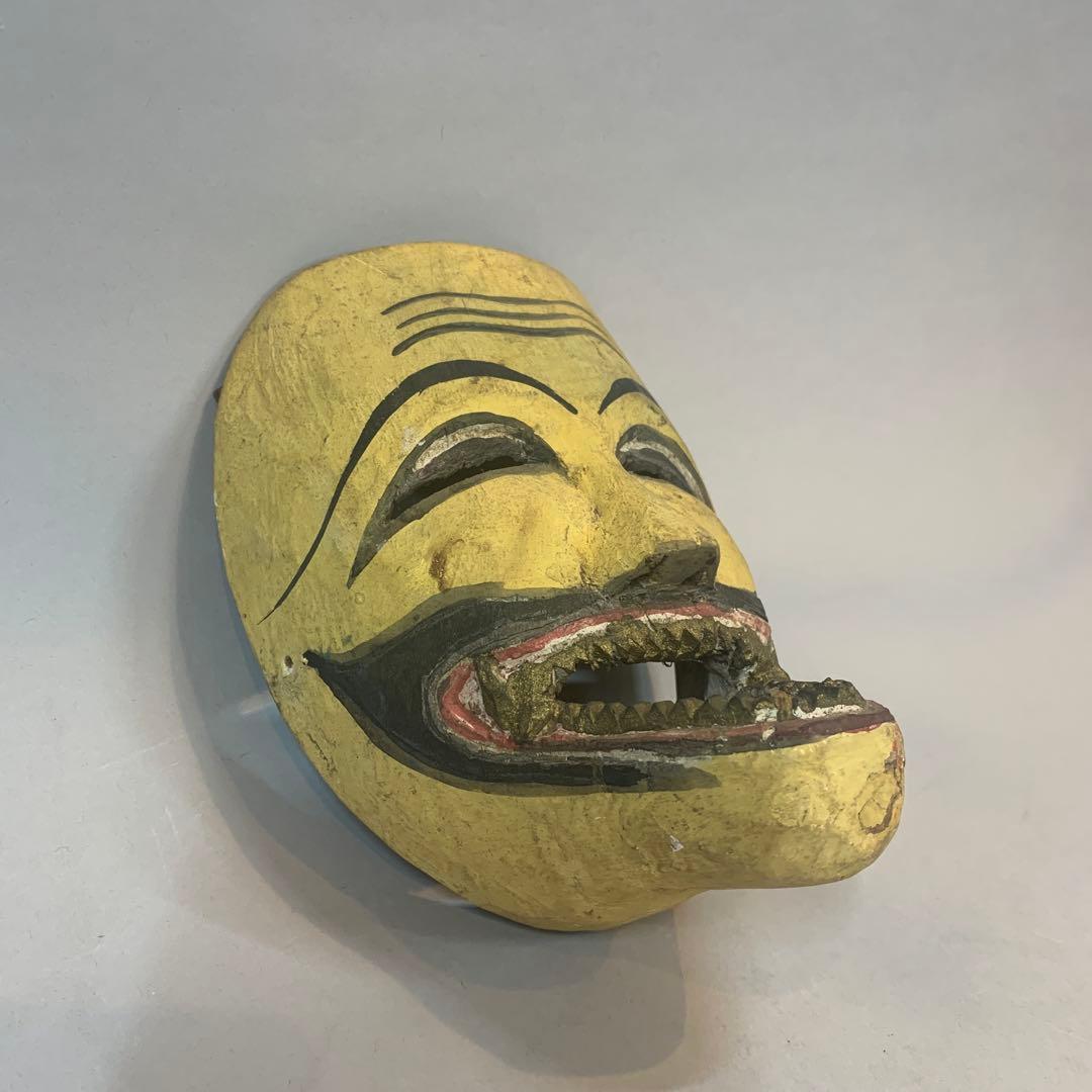 木彫　面　/飾面　能面