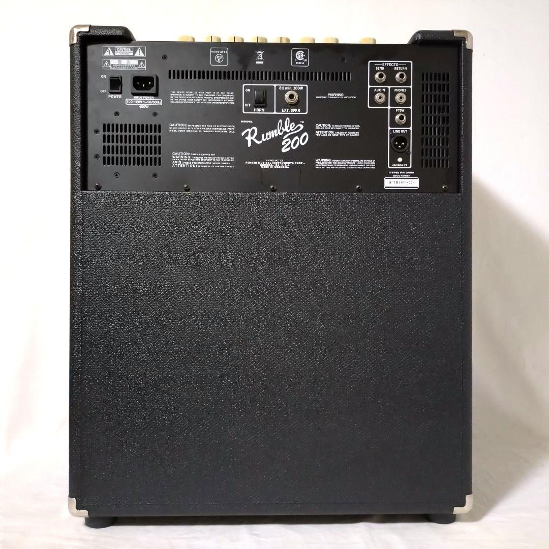 美品　Fender　フェンダー　Rumble 200　ベースアンプ　コンボアンプ
