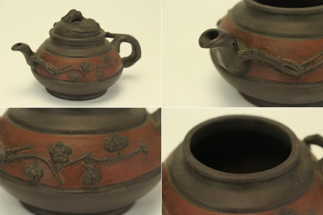 中国美術 煎茶 急須 二個 骨董(BB464)