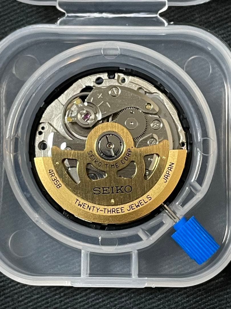 セイコーseiko 4r35機械式ムーブメント カスタムMODウォッチ