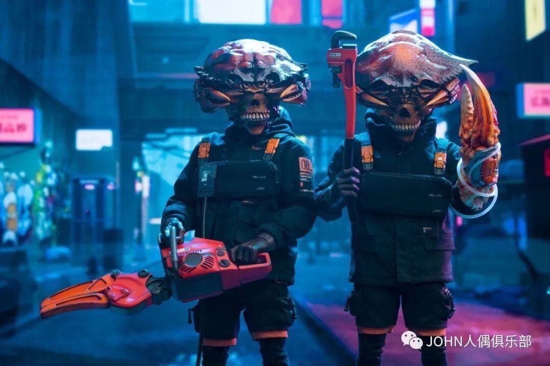 ブラック13パーク 黒星 カニ兄弟 1/6フィギュア 異星人　殺し屋