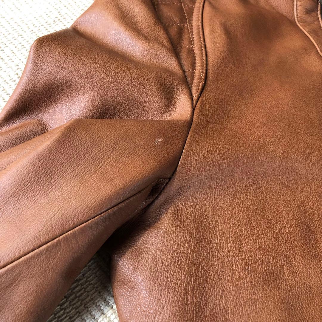 iNCERTUS UNITED ARROWS 牛革 レザージャケット ブルゾン