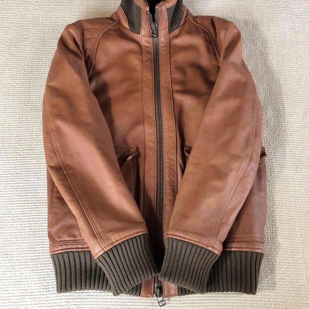 iNCERTUS UNITED ARROWS 牛革 レザージャケット ブルゾン