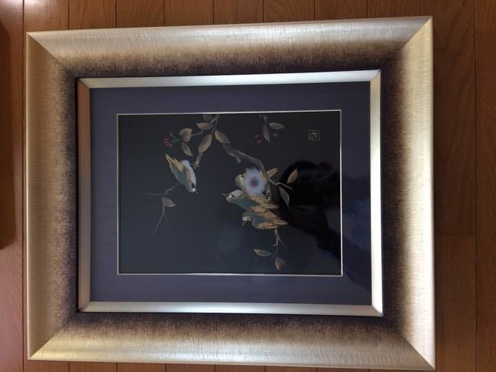 絵画 めじろ 樽見 正峰 作