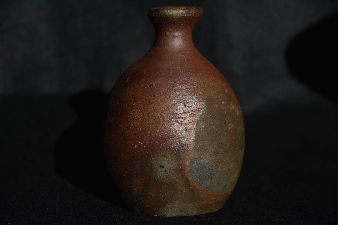 【中村六郎】 備前 酒器揃　徳利　酒呑