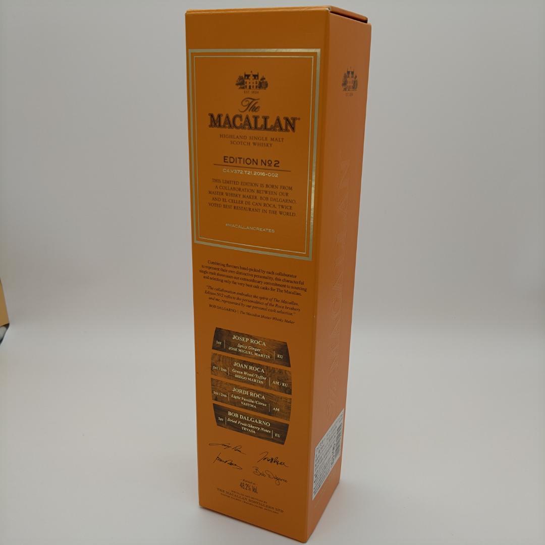 MACALLAN  EDITION  No,2　シングルモルト限定品