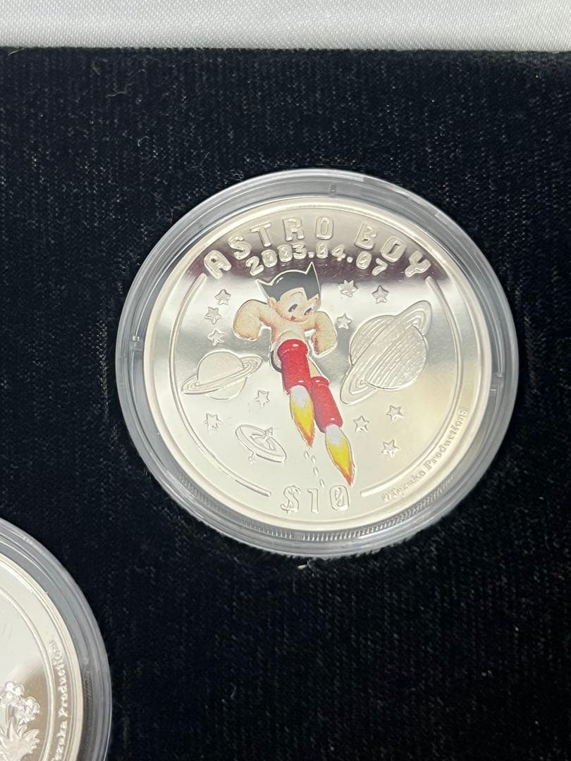 【 鉄腕アトム10ドル銀貨 】 銀貨セットSILVA 925