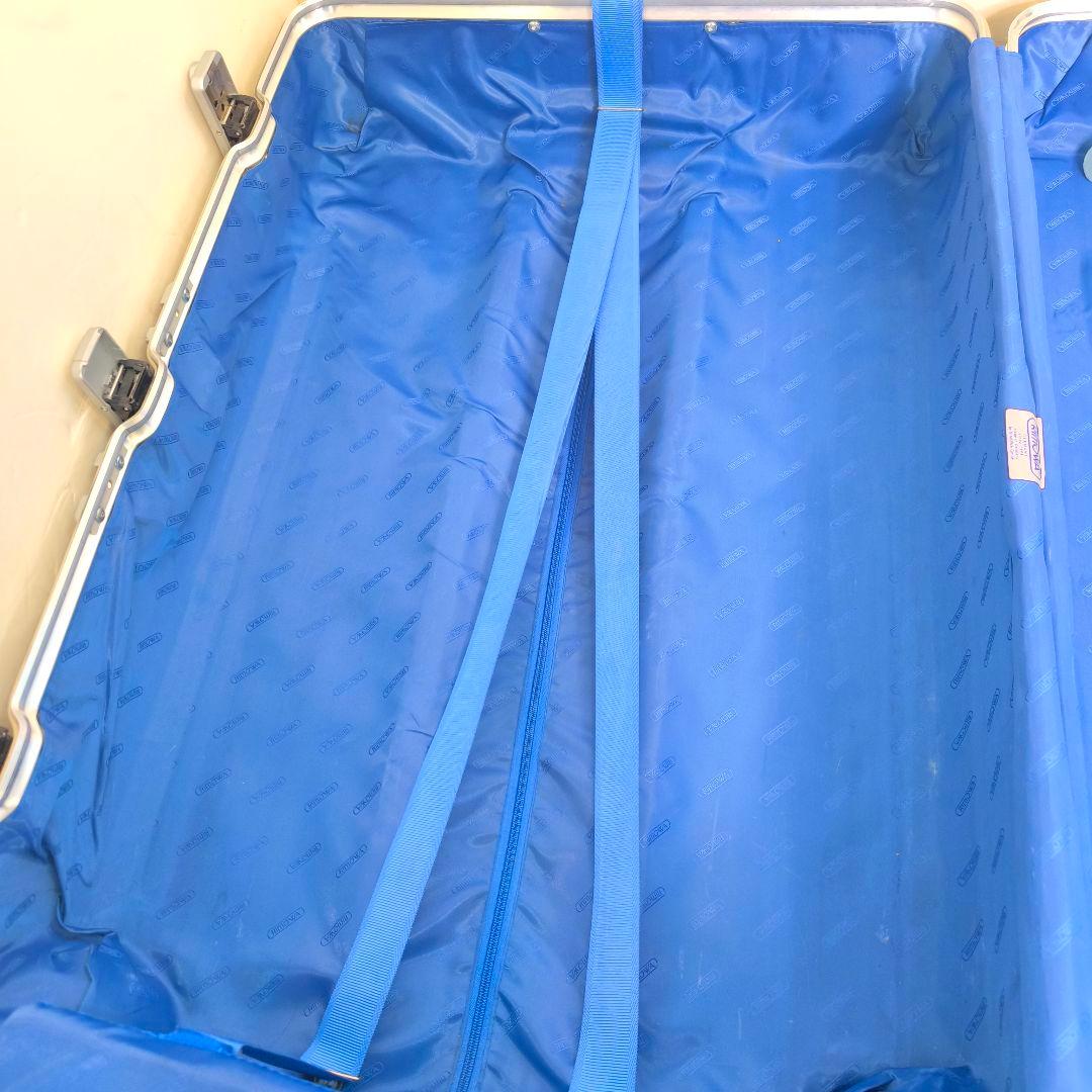 廃盤 青ロゴ リモワ トパーズ 932.77 104L 4輪 キャリーケース