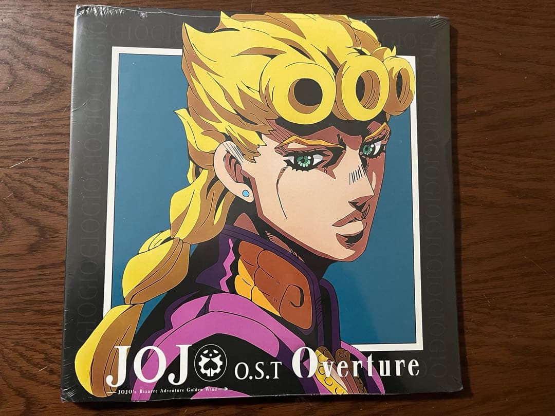 新品未開封　ジョジョの奇妙な冒険 黄金の風 O.S.T アナログ　レコード　LP