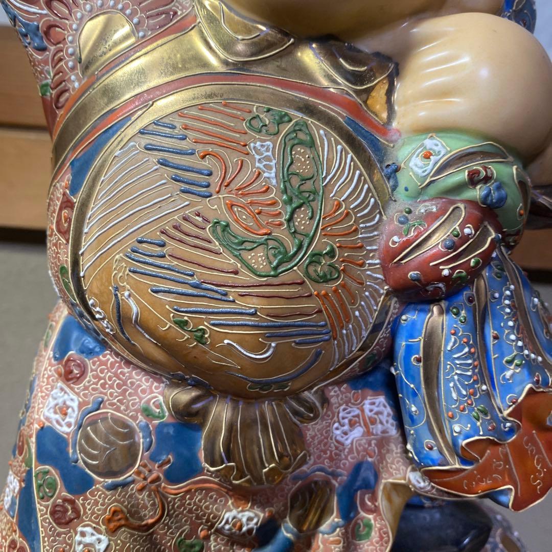 古九谷焼　大黒天置物