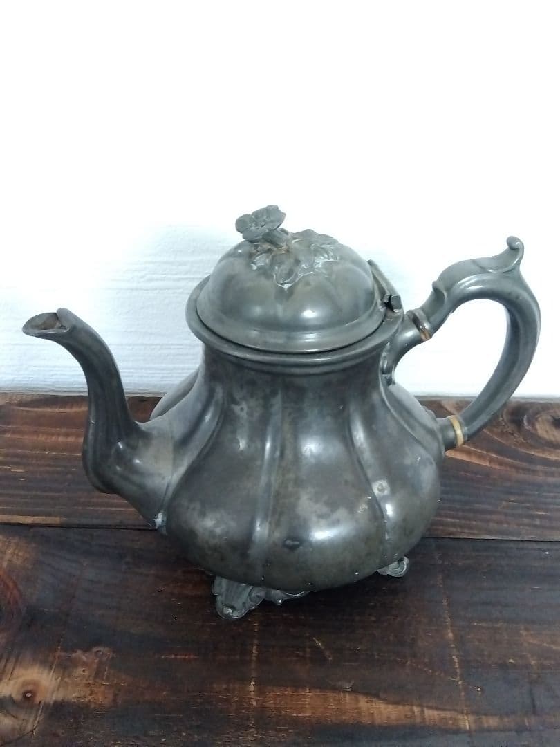 SHEFFIELD ティーポット　刻印付き イギリスアンティーク