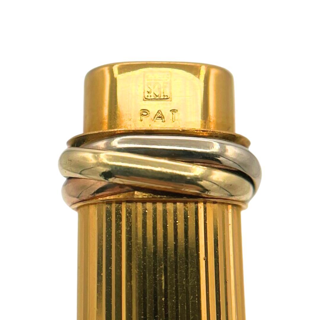 CARTIER カルティエ GP トリニティ ボールペン キャップ式 ゴールド