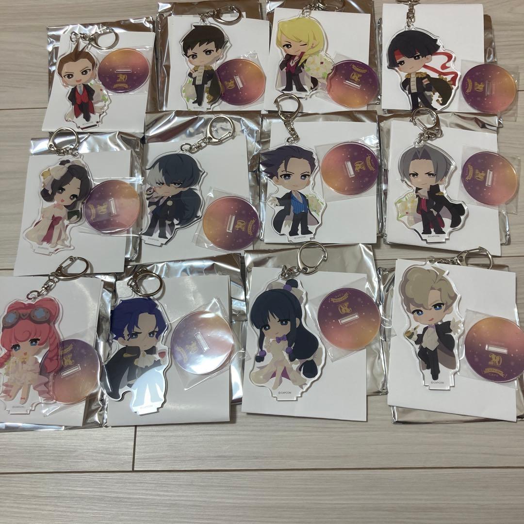 大逆転裁判　逆転裁判 20th カフェ　20周年　アクリルスタンドキーホルダー