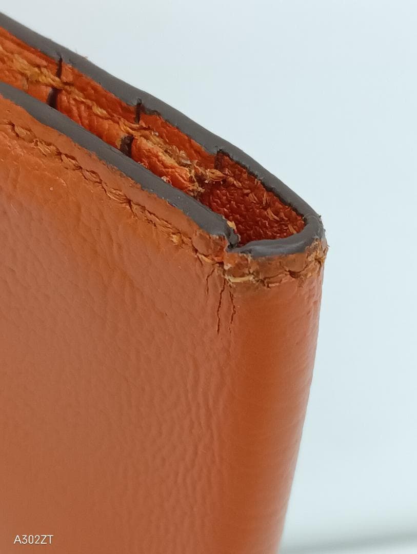 【capitalatipac】エルメス長財布 ベアン シェーブル オレンジ