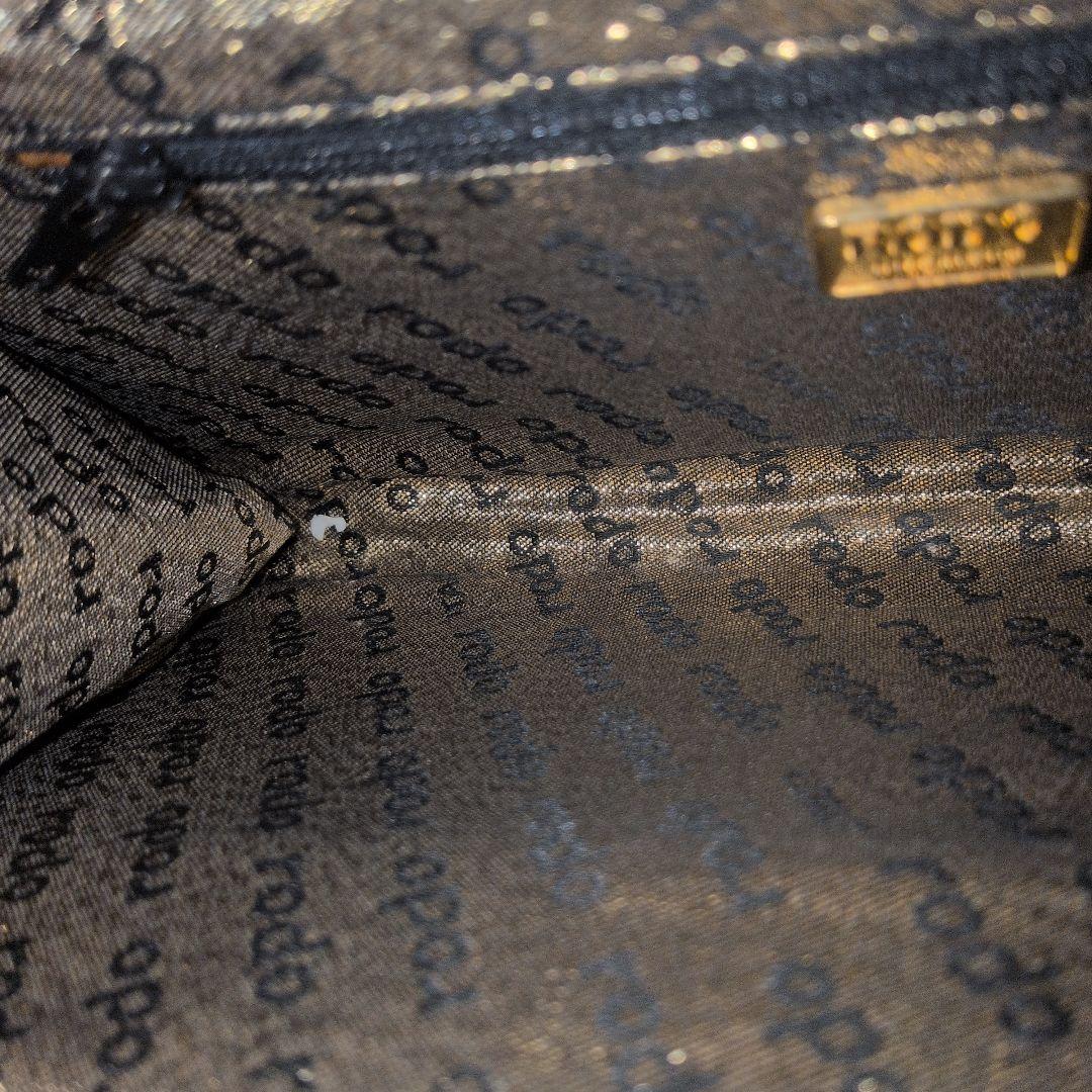 【美品】RODO ロド italy クロコ型押　ワンショルダーバッグ