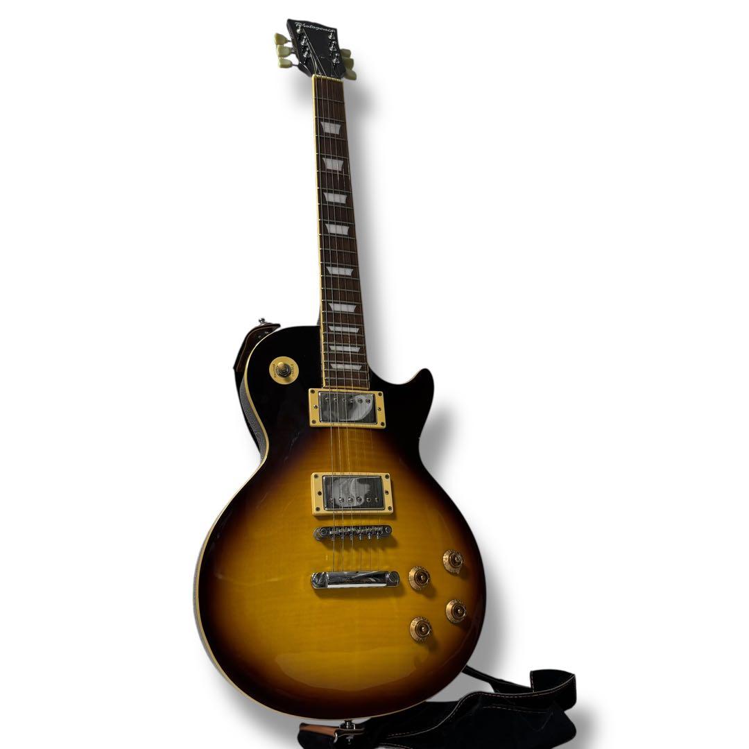 フォトジェニック レスポール エレキギター ベルト 弦 ケース付き