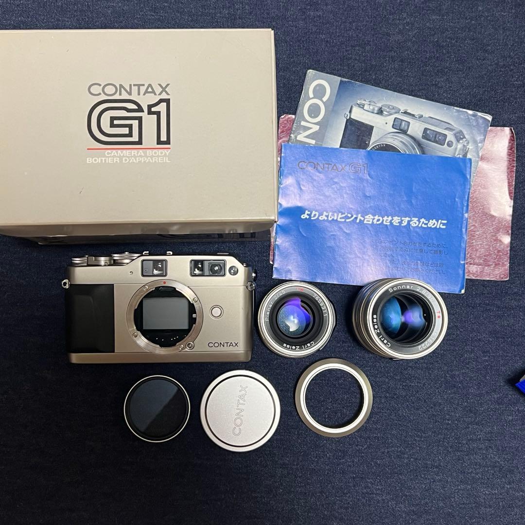 CONTAX G1 フィルムカメラ レンズセット ROM改造済み