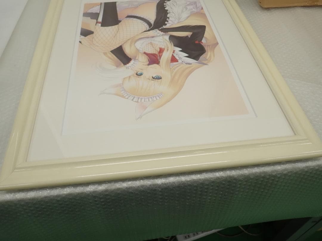 ㊳新品・保証書付 Tony　「亜麻色の尾の侍女」ミクスドメディア アールビバン