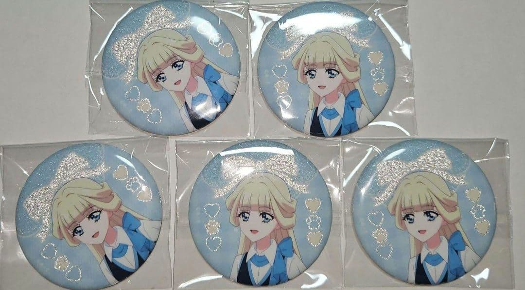 わんだふるぷりきゅあ レンブラント 缶バッジ 猫屋敷ユキ 5点 セット