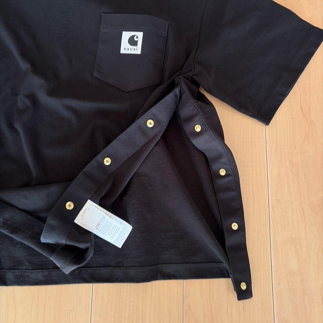 sacai Carhartt Cotton Jersey Tシャツ　ブラック