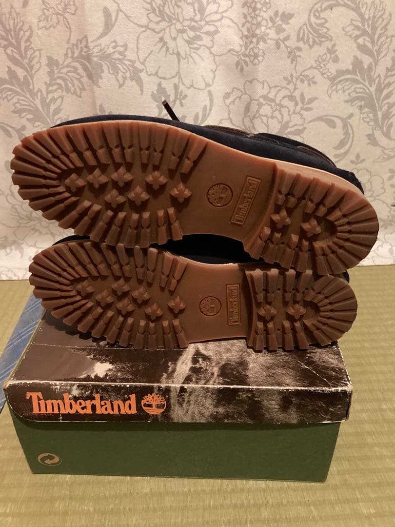 美品ティンバーランド　スリーアイクラシックラグデッキシューズモカシン3eye