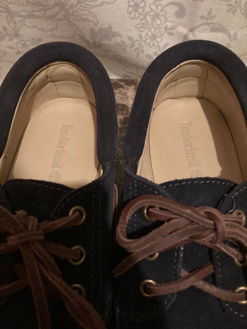 美品ティンバーランド　スリーアイクラシックラグデッキシューズモカシン3eye