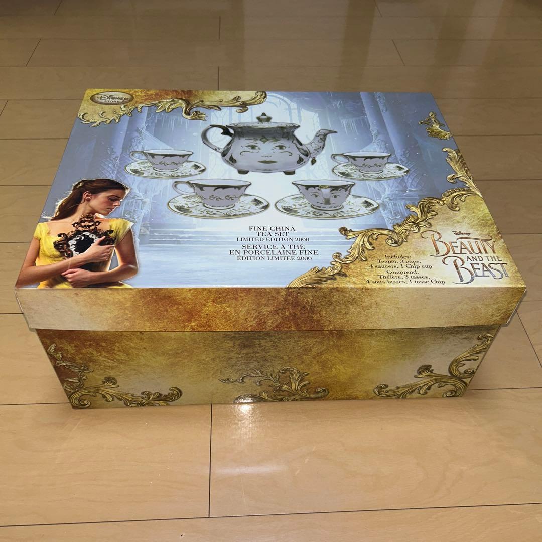 購入前コメント下さい。 USディズニー実写美女と野獣ティーセット　LE2000