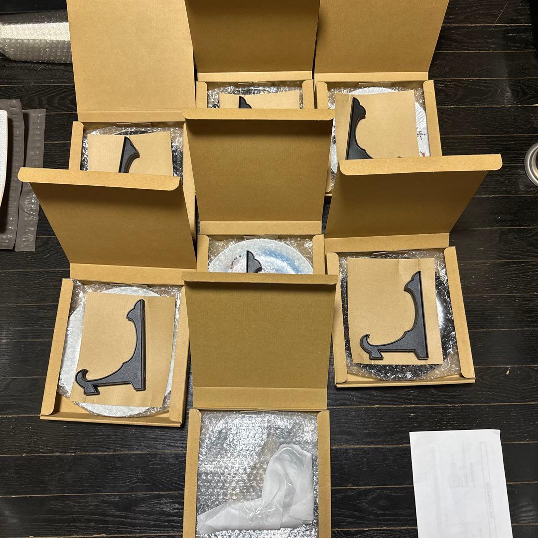 新品未使用　長渕剛　絵皿　7枚セット　詩画展　当時品　公式グッズ　プレート