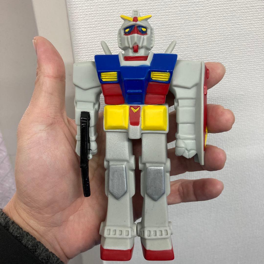 在庫最後★機動戦士ガンダム★クローバー ソフビ 高さ約16� 希少 彩色