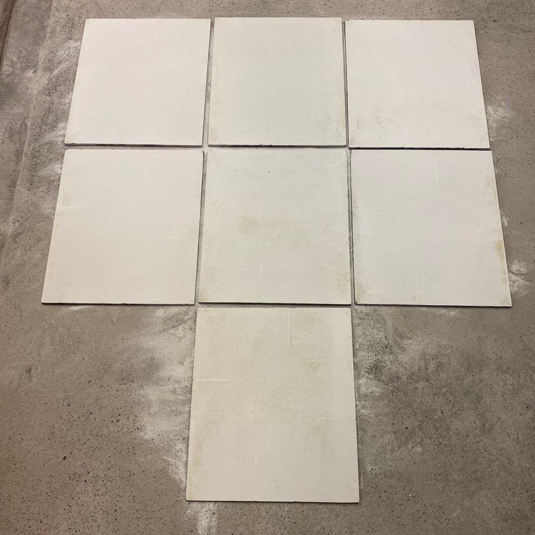 【中古品】陶芸　棚板35×40(厚8mm)7枚組②(スリット有り)