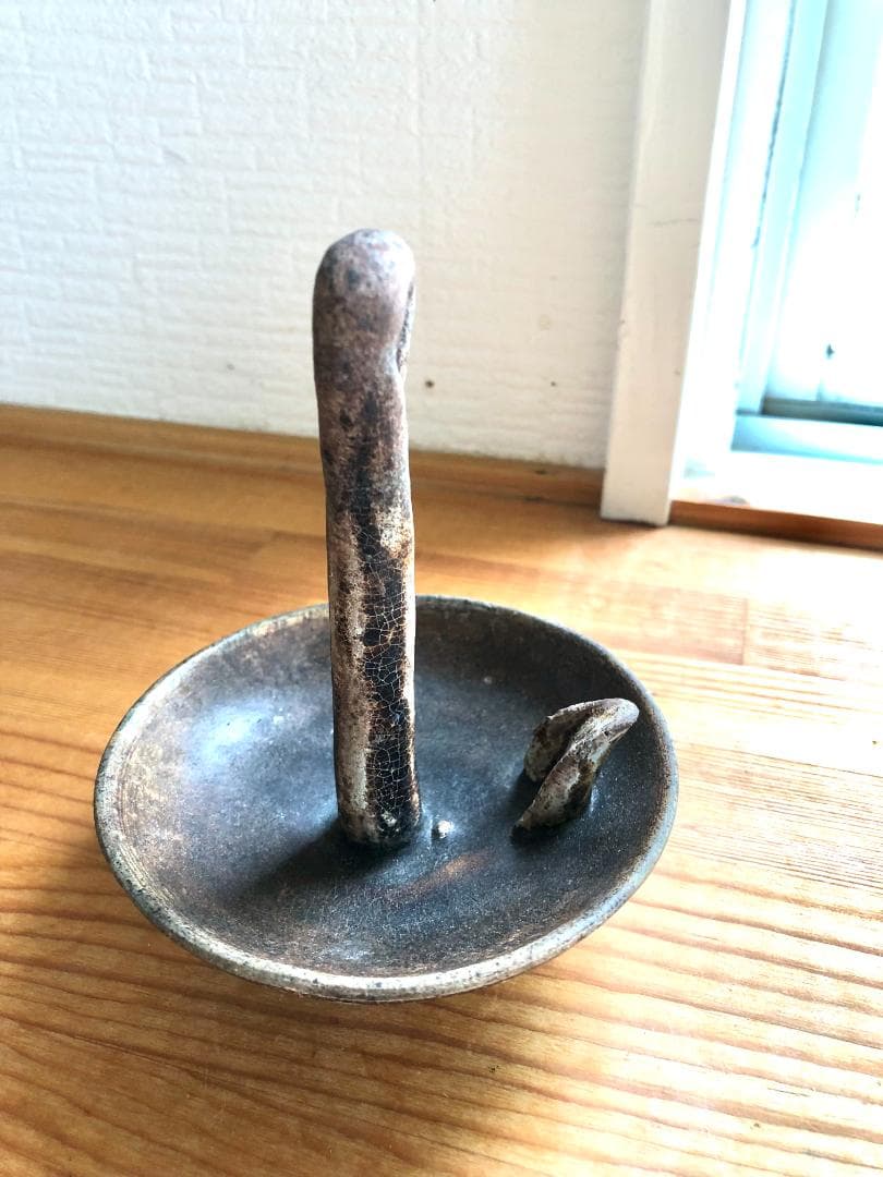 【タイ・骨董品】灯明台 灯火台 蝋燭台