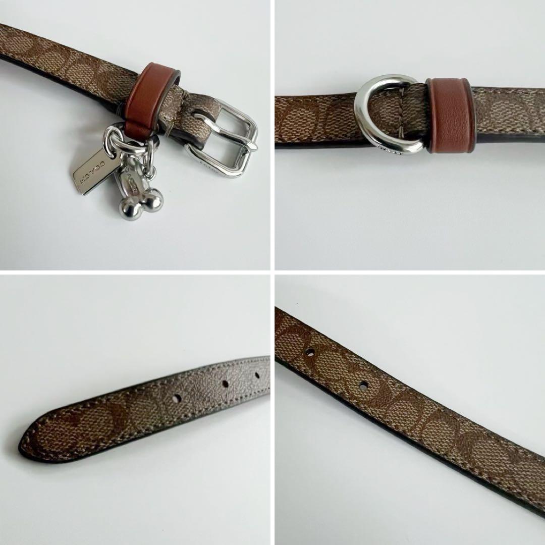 新品 未使用　COACH　コーチ　リード＆首輪セット　シグネチャー　ペット