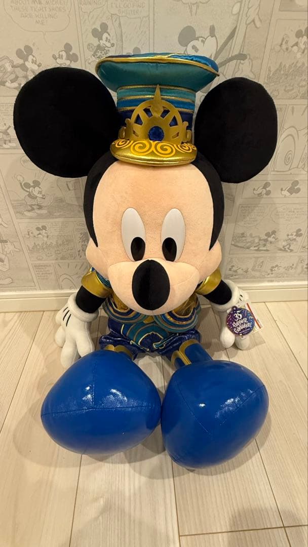 ディズニーリゾート35周年　ミッキー特大ぬいぐるみ