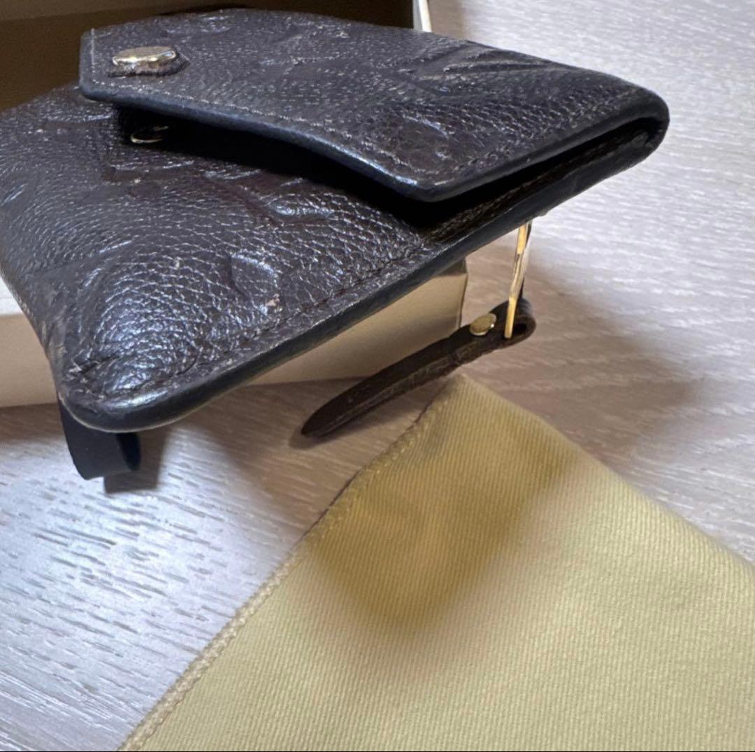 ルイヴィトン LVポシェット クレ アンプラント ブラウン 小銭入れ