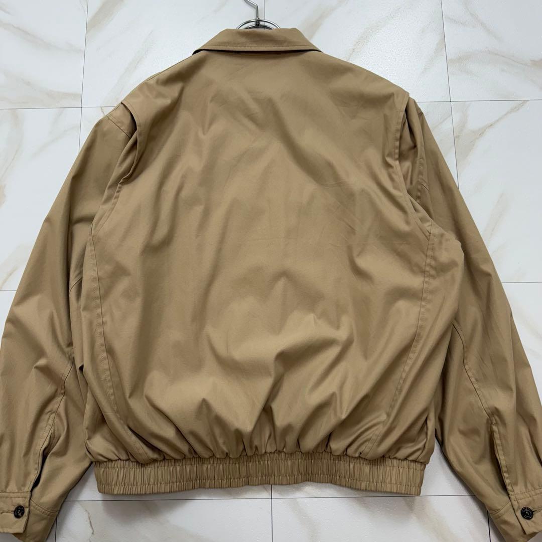 美品✨ポロ ラルフローレン スイングトップ 黒ポニー刺繍 ベージュ L