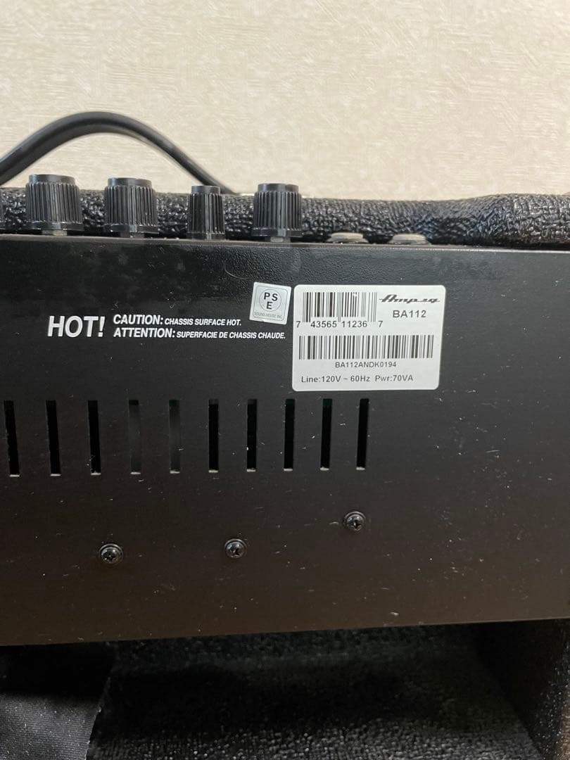 美品　Ampeg BA112 アンペグ　ベースアンプ　着払い限定値下げ中